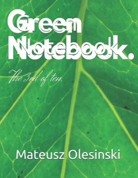 Paperback Green Notebook Book