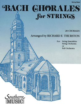 Paperback Bach Chorales for Strings (28 Chorales): For String Bass Book