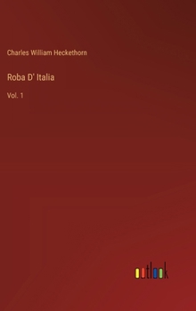 Hardcover Roba D' Italia: Vol. 1 Book