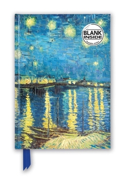 Hardcover Vincent Van Gogh: Starry Night Over the Rhône (Foiled Blank Journal) Book