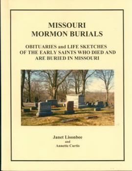 Paperback Missouri Mormon Burials Book