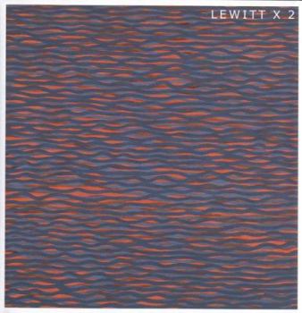 Hardcover Lewitt X 2: Structure and Line Selections from the Lewitt Collection Book