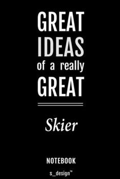 Notebook for Skiers / Skier: awesome handy Note Book [120 blank lined ruled pages]