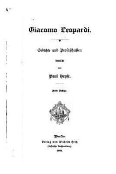 Paperback Italienische Dichter seit der Mitte des 18ten Jahrhunderts [German] Book