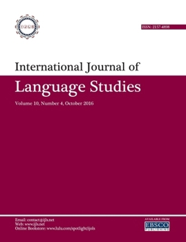 Paperback International Journal of Language Studies (IJLS) - volume 10(4) Book