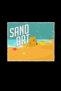Sand art: 6x9 sandcastle | dotgrid | dot grid paper | notebook | notes