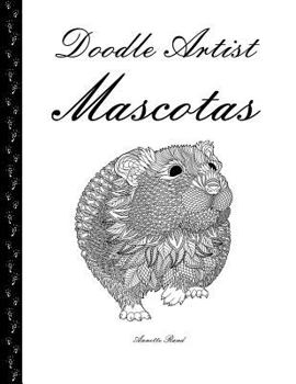 Paperback Doodle Artist - Mascotas: Un libro para colorear adultos [Spanish] Book