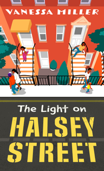 Library Binding The Light on Halsey Street [Large Print] Book