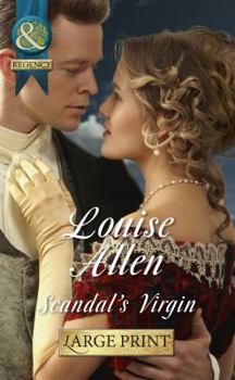 Hardcover Scandal's Virgin [Large Print] Book