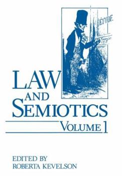 Paperback Law and Semiotics: Volume 1 Book