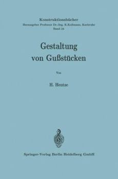 Paperback Gestaltung Von Gußstücken [German] Book