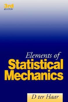 Paperback Elements of Statistical Mechanics, Third Edition Book