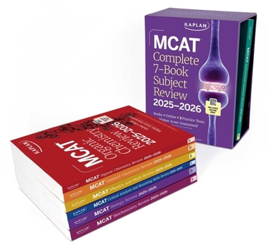 Paperback MCAT Complete 7-Book Subject Review 2025-2026, Set Includes Books, Online Prep, 3 Practice Tests Book