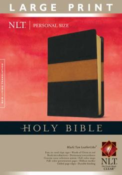 Paperback Personal Size Large Print Bible-NLT [Large Print] Book