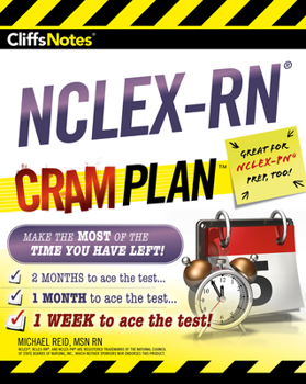 Paperback CliffsNotes NCLEX-RN Cram Plan Book