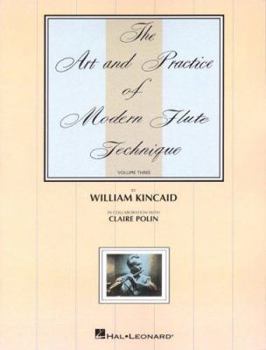 Paperback The Art and Practice of Modern Technique for Flute, Vol. 3 Book