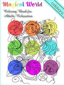 Paperback Coloring Book for Adults Relaxation Book