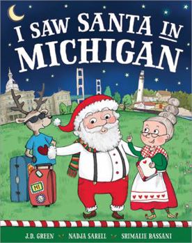 Hardcover I Saw Santa in Michigan Book