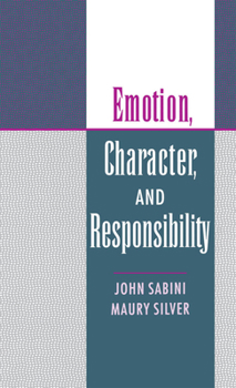 Hardcover Emotion, Character, and Responsibility Book