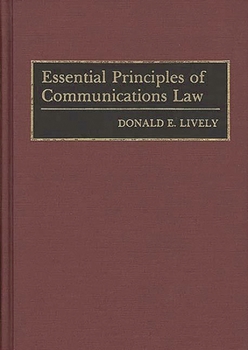 Hardcover Essential Principles of Communications Law Book