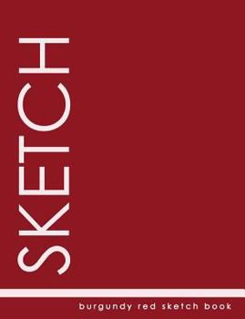 Paperback Burgundy Red Sketch Book