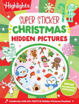 Super Sticker Christmas Hidden Pictures (Hidden Pictures Sticker Books)