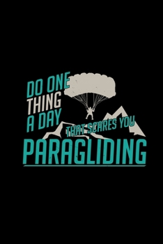 Paragliding: 6x9 paragliding | blank with numbers paper | notebook | notes