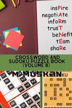 Paperback Crossword and Sudoku Puzzle Book (Volume 8 ) Book