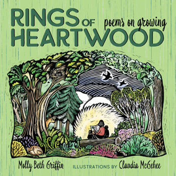 Hardcover Rings of Heartwood: Poems on Growing Book