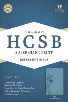Imitation Leather Super Giant Print Reference Bible-HCSB [Large Print] Book