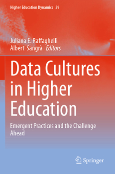 Paperback Data Cultures in Higher Education: Emergent Practices and the Challenge Ahead Book