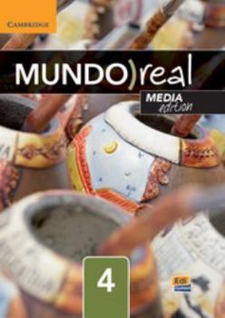 Paperback Mundo Real Level 4 Student's Book Plus 1-Year Eleteca Access Media Edition [With eBook] [Spanish] Book