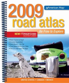 Spiral-bound Road Atlas: United States, Mexico, Canada Book