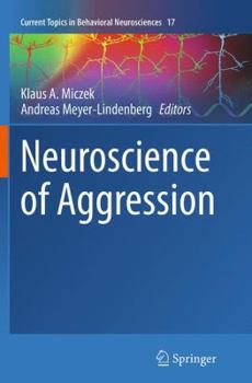 Paperback Neuroscience of Aggression Book