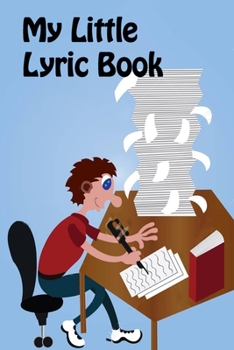 Paperback My Little Lyric Book: Lyrics Notebook - College Rule Lined Writing and Notes Journal (Songwriters Journal): My Little Lyric Book