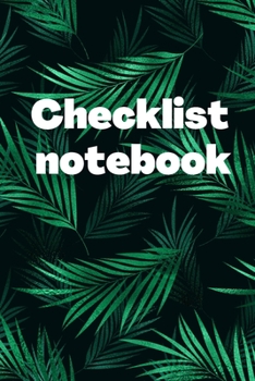 Paperback Checklist Notebook: To Do List Notebook, Daily and Weekly Planning, Productivity Journal Book