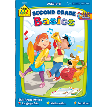 Paperback School Zone Second Grade Basics Workbook Book