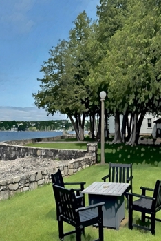 Big Pocket Canvas for - Whatever You Want - 6x9 - Door County Egg Harbor View from Alpine Lawn Chairs : Your Personal Art Book