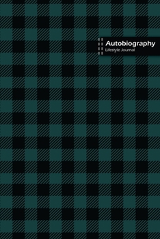 Paperback Autobiography Lifestyle Journal, Blank Write-in Notebook, Dotted Lines, Wide Ruled, Size (A5) 6 x 9 In (Olive Green) Book