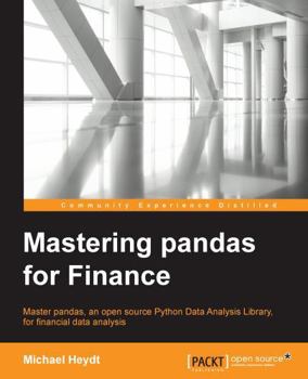 Paperback Mastering Pandas for Finance Book