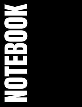 Paperback Notebook: Black Onyx, Lined, Soft Cover, Letter Size 8.5 x 11 Notebook Matte finish with 110 pages: College Rulled Large Composi Book