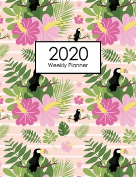 2020 Weekly Planner: Daily Agenda Organizer To Do List Notebook Monday to Sunday 12 Months Calendar Jan 1, 2020 to Dec 31, 2020