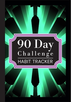 Paperback 90 Day Challenge - Habit Tracker Book