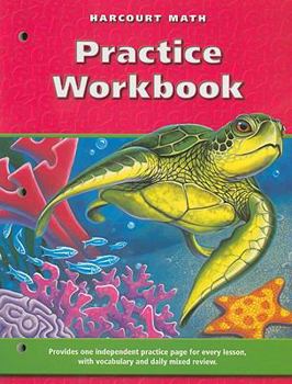 Paperback Harcourt School Publishers Math: Practice Workbook Gr4 Book
