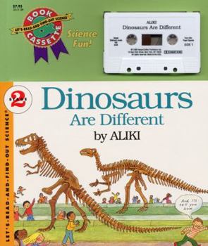 Paperback Dinosaurs Are Different Book and Tape [With Book] Book