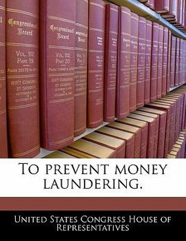 Paperback To Prevent Money Laundering. Book