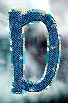 D: Initial Monogram Journal to write in Positive Thoughts for Women Teens Girls gifts holidays