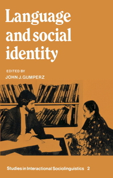 Paperback Language and Social Identity Book