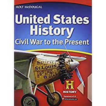 Hardcover United States History: Student Edition Civil War to the Present 2012 Book