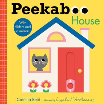 Board book Peekaboo: House: (An Interactive Board Book for Babies & Toddlers with Mirror & Sliders to Push, Pull, or Turn. Cute Artwork Includes a Toaster, Cupca Book
